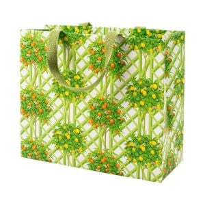 Citrus Topiaries Büyük Hediye Çantası Beyaz