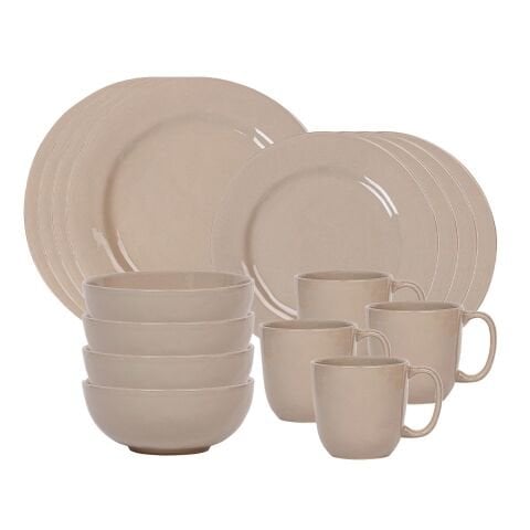 Puro 16pc Place Setting - Taupe (KS01/66, KS02/66, KS07/66, KS46/66)