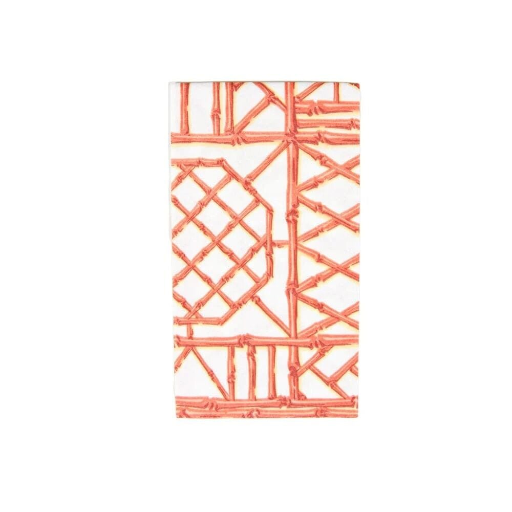 Bamboo Screen Mercan Kağıt Dokulu Misafir Peçetesi 12li Paket