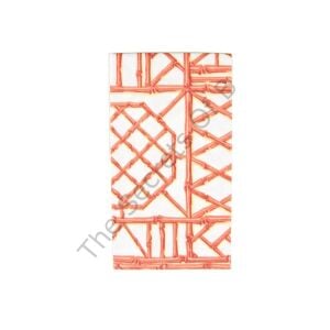 Bamboo Screen Mercan Kağıt Dokulu Misafir Peçetesi 12li Paket