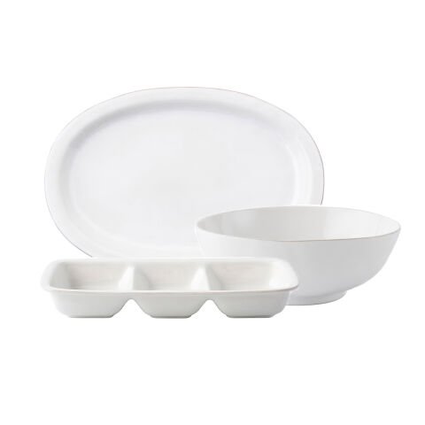 Puro Essential Serving Set/3pc - Whitewash (KS119/10, KS31/10, KS15/10)