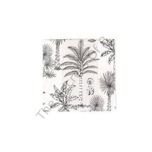 Southern Palms Keten ve Beyaz Kokteyl Peçetesi 20li Paket
