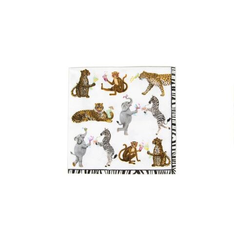 Cocktails Gone Wild Cocktail Napkins - 20 Per Package