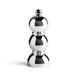 Krom Mini Bobin Tuz ve Karabiber Değirmeni 14 cm