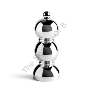 Krom Mini Bobin Tuz ve Karabiber Değirmeni 14 cm