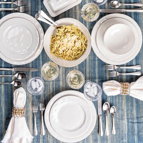 Puro 5pc Place Setting - Whitewash (KS01/10, KS02/10, KS03/10, KS07/10, KS46/10)