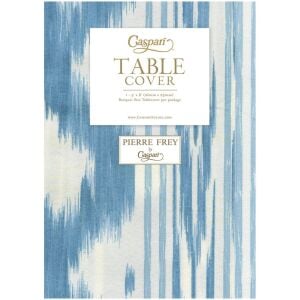 Toile De Nantes Blue Paper Linen Table Covers - 1 Each