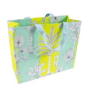 Southern Palms Turquoise & Lime Large Gift Bags  1 Each