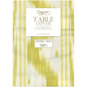 Toile De Nantes Sarı Kağıt Dokulu Masa Örtüsü