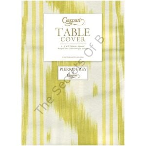 Toile De Nantes Sarı Kağıt Dokulu Masa Örtüsü
