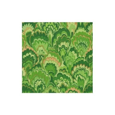 Marbled Ceramica Green Cocktail Napkins - includes 20 Cocktail Napkins