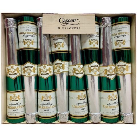 Sparkling Wine Bottle Luxury Cone Crackers  8 Per Box