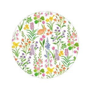 Bunny Field Paper Salad & Dessert Plates - 8 Per Package