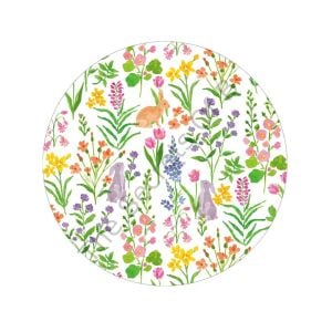 Bunny Field Kağıt Salata ve Tatlı Tabağı 8li Paket