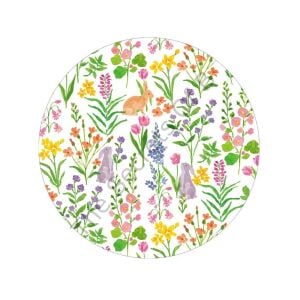 Bunny Field Kağıt Salata ve Tatlı Tabağı 8li Paket