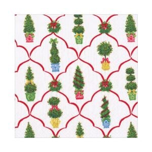Petit Jardin De Noel Luncheon Napkins - includes 20 Luncheon Napkins