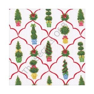 Petit Jardin De Noel Öğle Yemeği Peçetesi 20 Öğle Yemeği Peçetesi