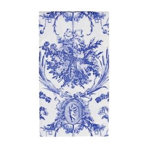 Romantic Toile Blue Guest Towel Napkins - 15 Per Package