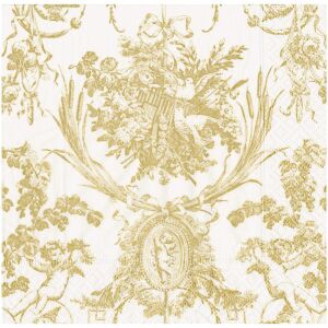 Romantic Toile Gold Yemek Peçetesi 20li Paket