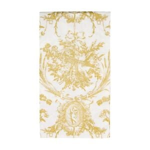Romantic Toile Gold Guest Towel Napkins 15 Per Package