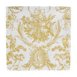Romantic Toile Gold Öğle Yemeği Peçetesi 20li Paket