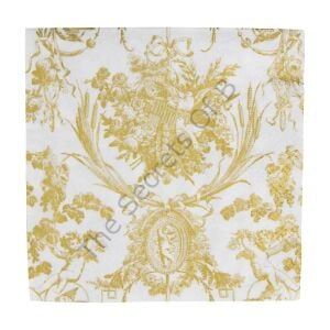 Romantic Toile Gold Öğle Yemeği Peçetesi 20li Paket