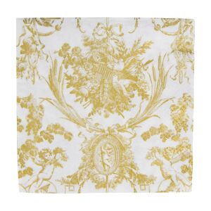 Romantic Toile Gold Öğle Yemeği Peçetesi 20li Paket