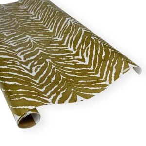 Go Wild Gold & White Gift Wrapping Paper - 30 x 8 Roll