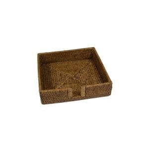 Rattan Dinner Napkin Holder in Natural - 1 Napkin Holder