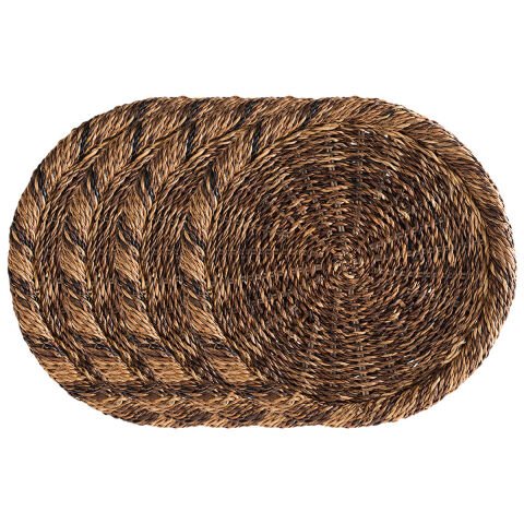 Rustic Rope Charger/Platter Set/4