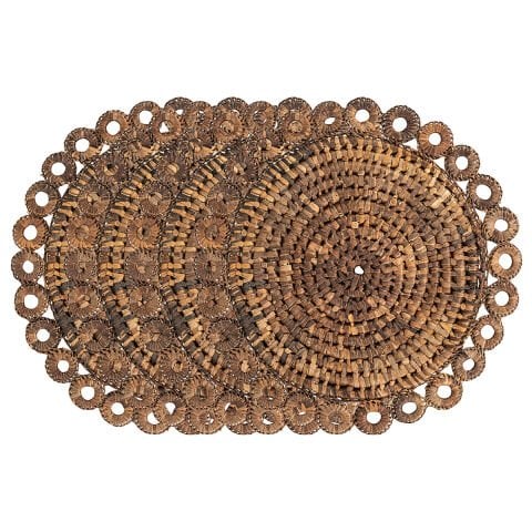 Rustic Ring Placemat Set/4 - Natural