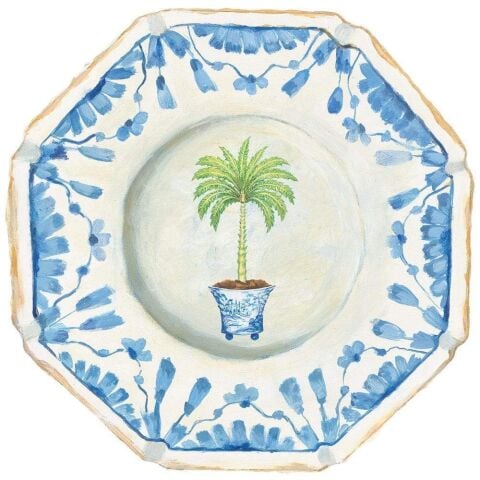 Potted Palms Die-Cut Placemat 4 Per Package