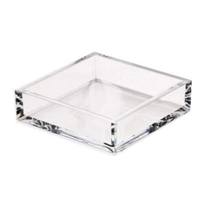 Acrylic Luncheon Napkin Holder in Crystal Clear 1 Each