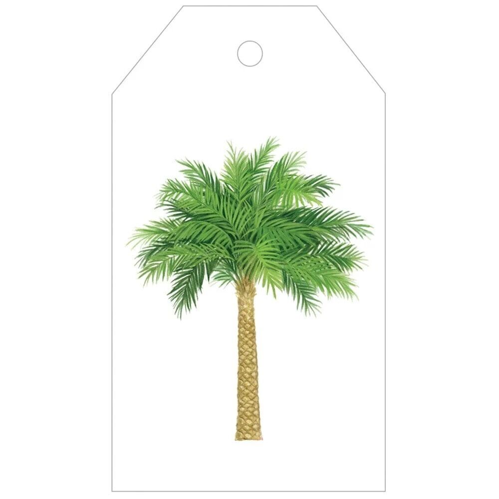 Palm Tree Dekoratif Hediye Etiketi 4 Hanging Ornament Dekoratif Hediye Etiketi Paket