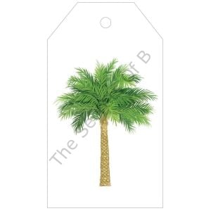 Palm Tree Dekoratif Hediye Etiketi 4 Hanging Ornament Dekoratif Hediye Etiketi Paket