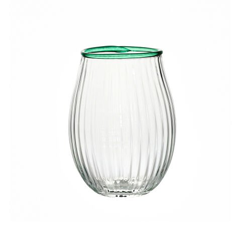 Nell Stemless Wine Glass - Watercress