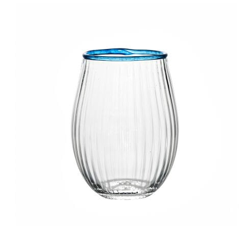 Nell Stemless Wine Glass - Chambray