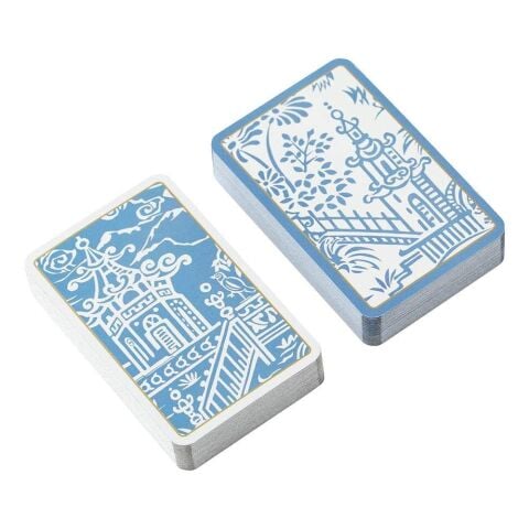 Pagoda Toile Playing Cards  2 Decks Included
