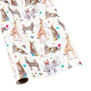 Party Animals Gift Wrapping Paper  30'' x 8' Roll