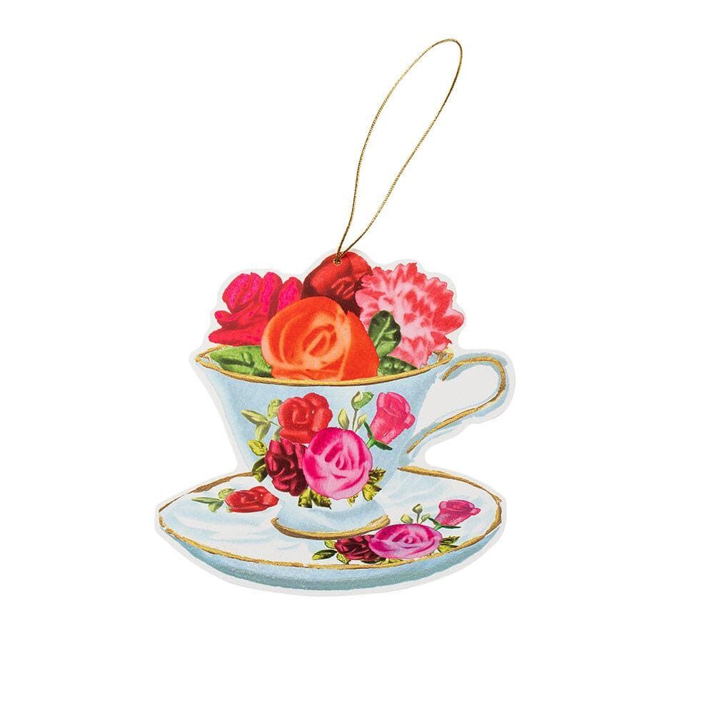 Tea Cups Decorative Die-Cut Gift Tags  2 Per Package