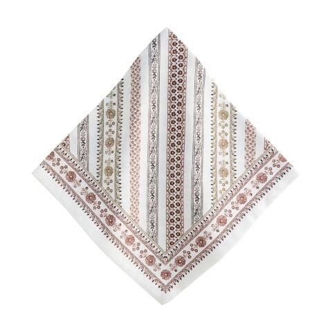 Seville Stripe Napkin -Natural