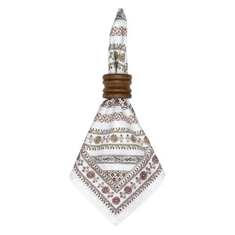 Seville Stripe Napkin -Natural