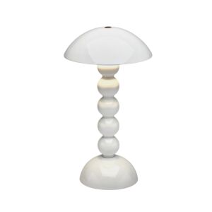 Bobbin LED Beyaz Şarjlı LED Masa Lambası