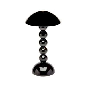 Bobbin LED Siyah Şarjlı LED Masa Lambası