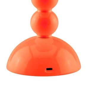 Bobbin LED Turuncu Şarjlı LED Masa Lambası