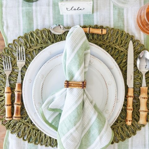 Berry & Thread Melamine Dinner Plate - Whitewash