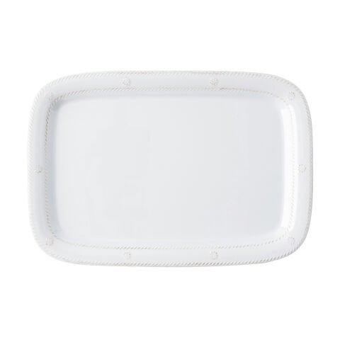 Berry & Thread Melamine 16'' Tray - Whitewash